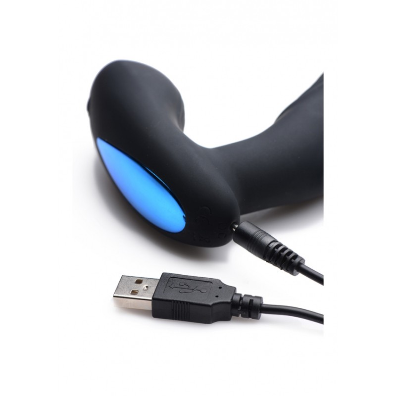 7x P-Thump Tapping Prostate Vibe with Remote Control | Black