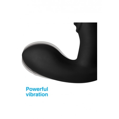 7x P-Thump Tapping Prostate Vibe with Remote Control | Black