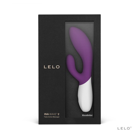 LELO | INA Wave 2 | Δονητής Rabbit με Κίνηση | Plum