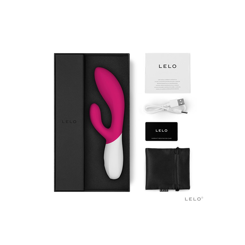 LELO | INA Wave 2 | Δονητής Rabbit με Κίνηση | Cerise