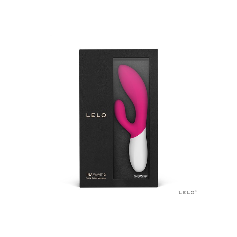 LELO | INA Wave 2 | Δονητής Rabbit με Κίνηση | Cerise