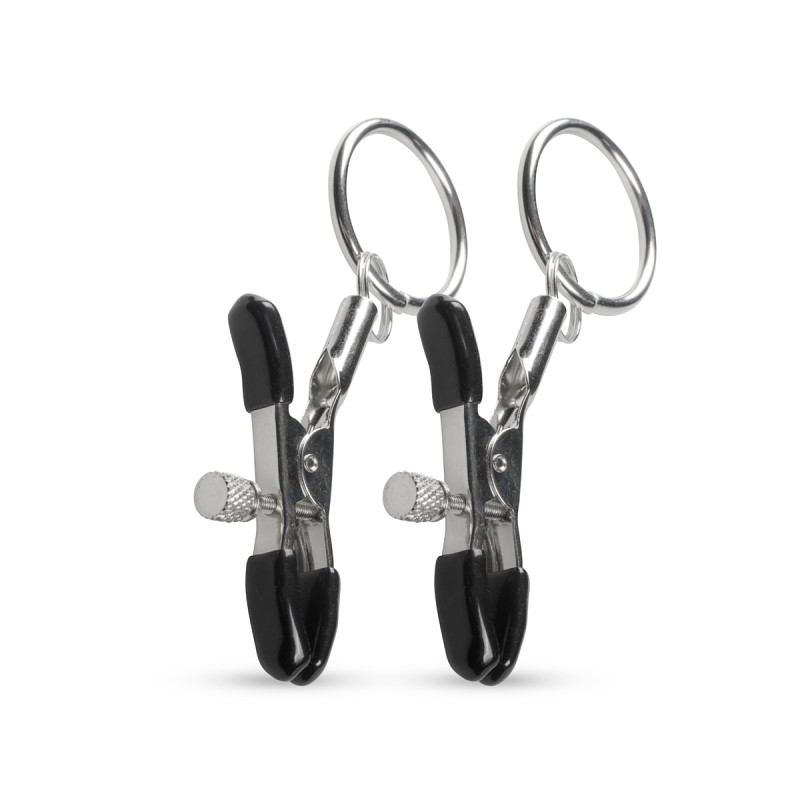 Easy Toys | Μεταλλικά Nipple Clamps με Δαχτυλίδι
