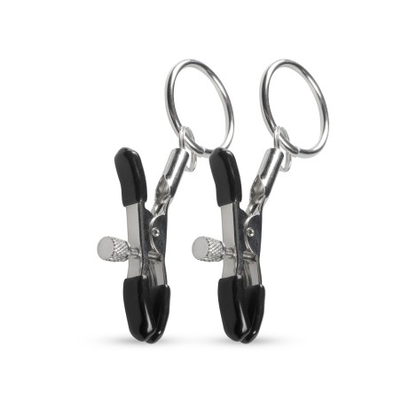 Easy Toys | Μεταλλικά Nipple Clamps με Δαχτυλίδι