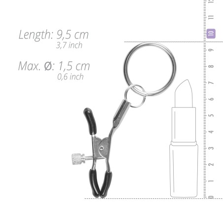 Easy Toys | Μεταλλικά Nipple Clamps με Δαχτυλίδι