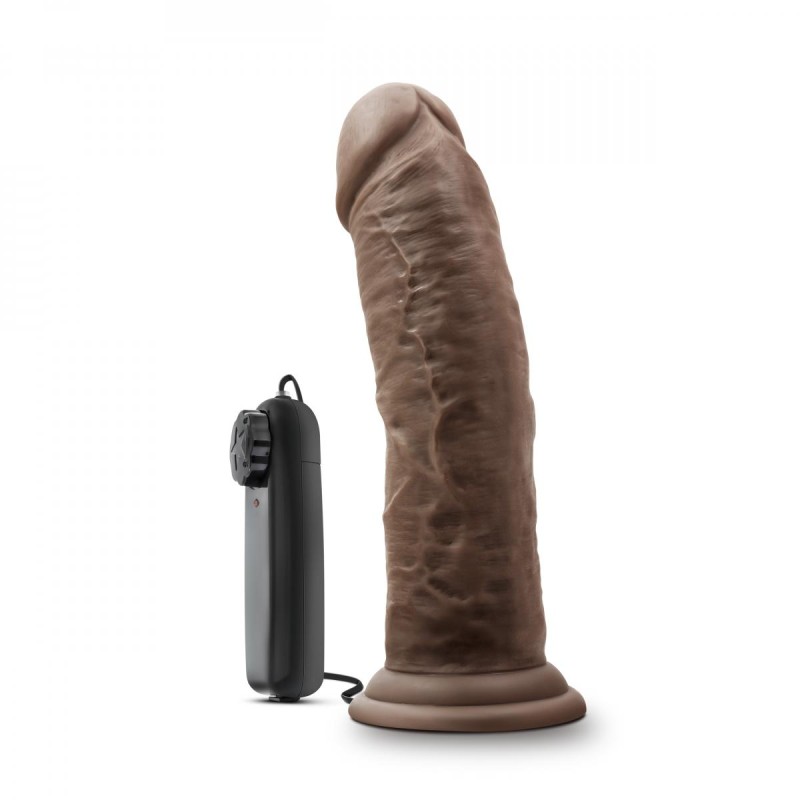Dr. Skin - Dr. Joe Vibrator With Suction Cup 20cm - Chocolate