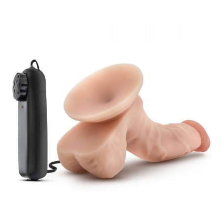 Dr. Skin - Dr. Ken Vibrator With Suction Cup 16,5cm - Vanilla