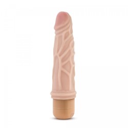 Dr. Skin - Cock Vibe no3 18,4cm Vibrating Dildo - Beige