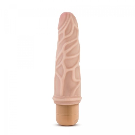 Dr. Skin - Cock Vibe no3 18,4cm Vibrating Dildo - Beige