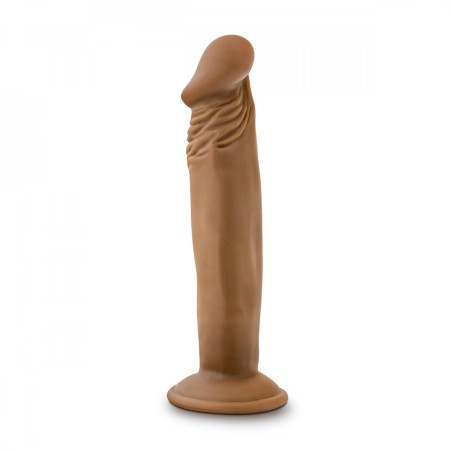 Dr. Skin | Dr. Small Dildo With Suction Cup - 15,5cm | Mocha