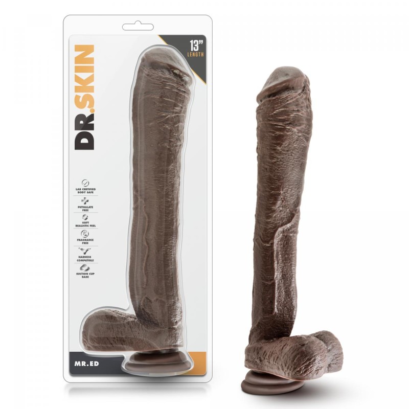 Dr. Skin | Mr. Ed XL Ομοίωμα Πέους με Βεντούζα 32,5cm