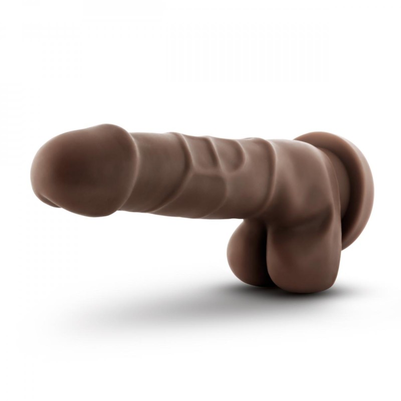 Dr. Skin - Realistic Dildo With Suction Cup 19,3cm - Chocolate