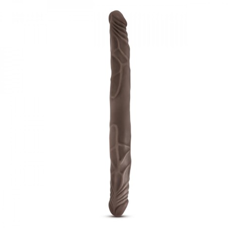 Dr. Skin | Realistic Double Dildo - 35cm - Chocolate