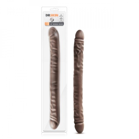 Dr. Skin | Realistic Double Dildo - 45cm - Chocolate