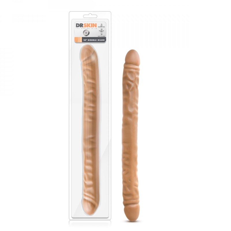 Dr. Skin | Realistic Double Dildo - 45cm - Mocha