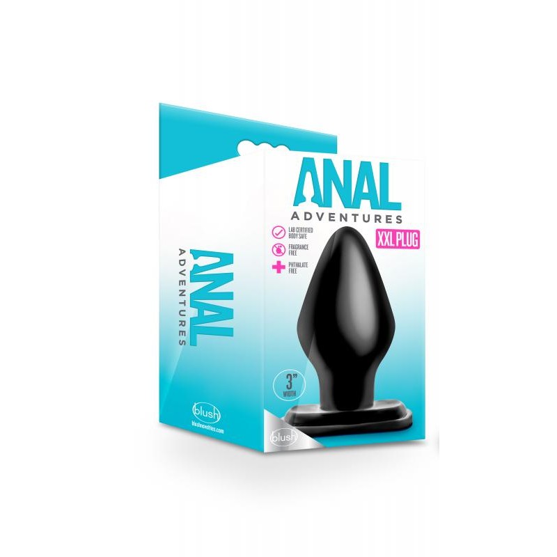 Anal Adventures | XXL Plug | Black