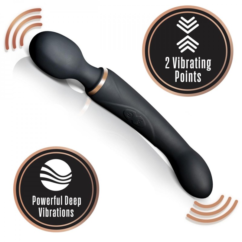 Lush | Gia Double Vibrator | Black