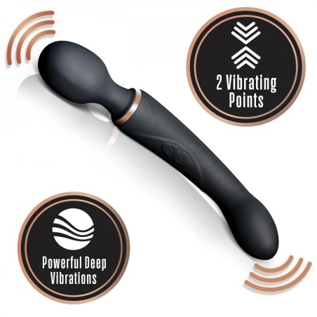Lush | Gia Double Vibrator | Black