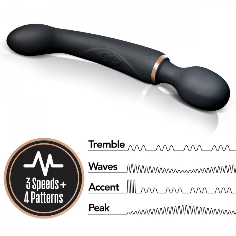 Lush | Gia Double Vibrator | Black