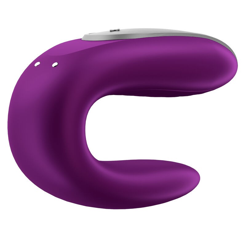 SATISFYER | DOUBLE FUN PARTNER VIBRATOR | PURPLE