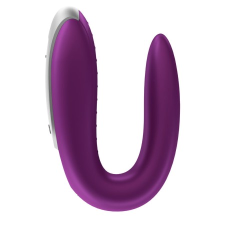 SATISFYER | DOUBLE FUN PARTNER VIBRATOR | PURPLE