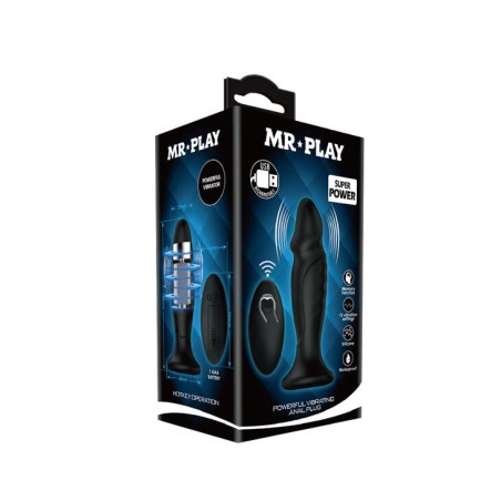 PRETTY LOVE | Mr. Play Powerful Vibrating Anal Plug 12,4cm