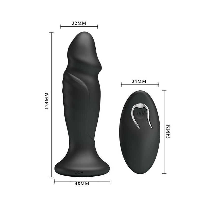 PRETTY LOVE | Mr. Play Powerful Vibrating Anal Plug 12,4cm