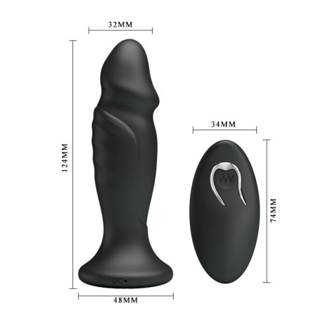 PRETTY LOVE | Mr. Play Powerful Vibrating Anal Plug 12,4cm