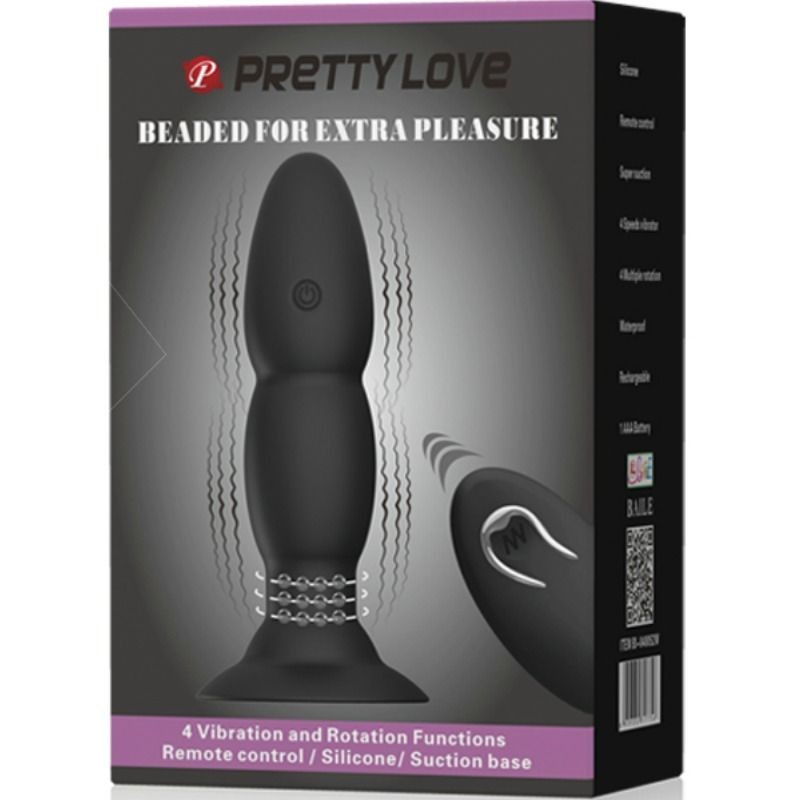 PRETTY LOVE | Anal Plug With Vibration And Rotation Functions