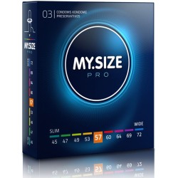 MY SIZE PRO | CONDOMS 57 MM | 3 UNITS