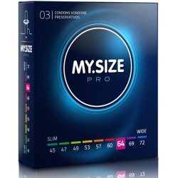 MY SIZE PRO | CONDOMS 64 MM | 3 UNITS