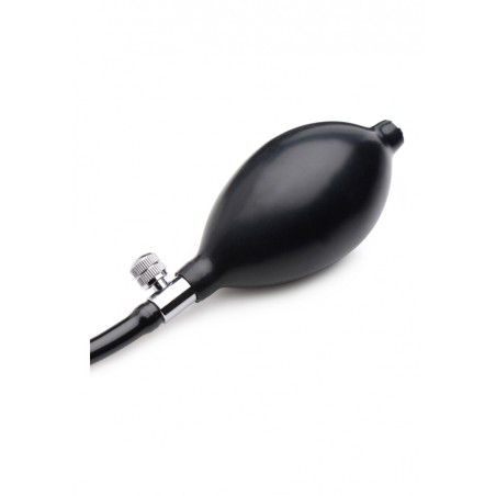 XR Brands | Ass-Pand Large Inflatable Silicone Anal Plug | Black