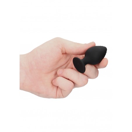 OUCH! | Rippled Butt Plug Set | Black