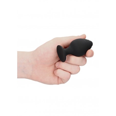 OUCH! | Rippled Butt Plug Set | Black