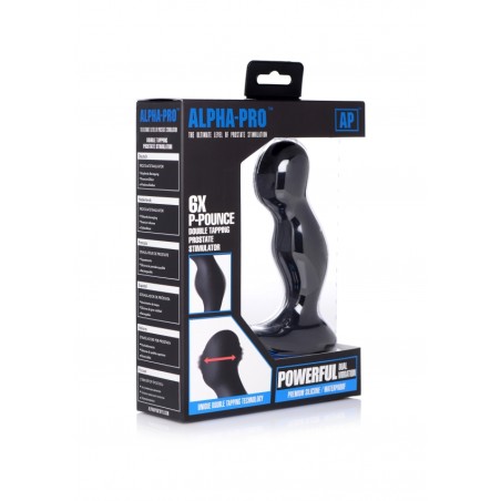 XR BRANDS | 6X P-POUNCE Double Tapping Prostate Stim | Black