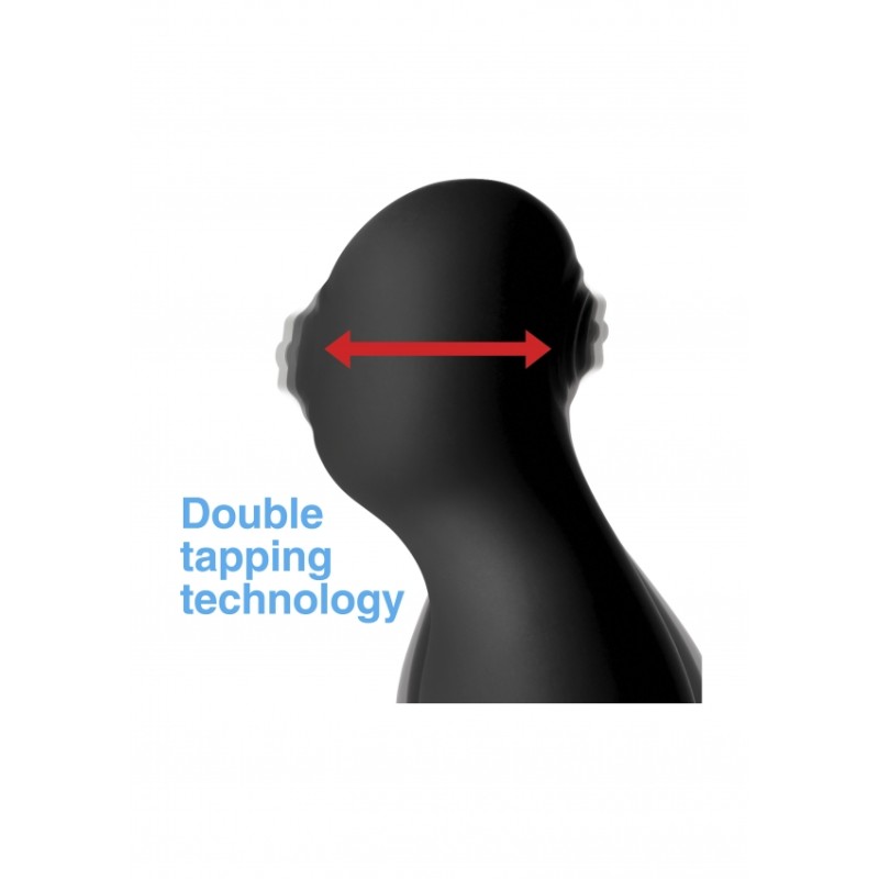 XR BRANDS | 6X P-POUNCE Double Tapping Prostate Stim | Black