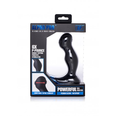 XR BRANDS | 6X P-POUNCE Double Tapping Prostate Stim | Black