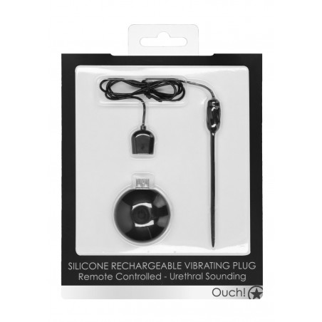 OUCH! | Silicone Rechargeable Vibrating Plug Remote Controlled