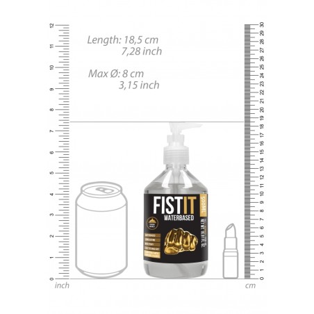 Fist It | Waterbased Lubricant with Pump - 500ml