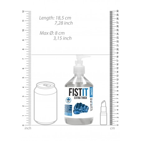 Fist It | Extra Thick Lubricant With Pump | 500 ml - Pump