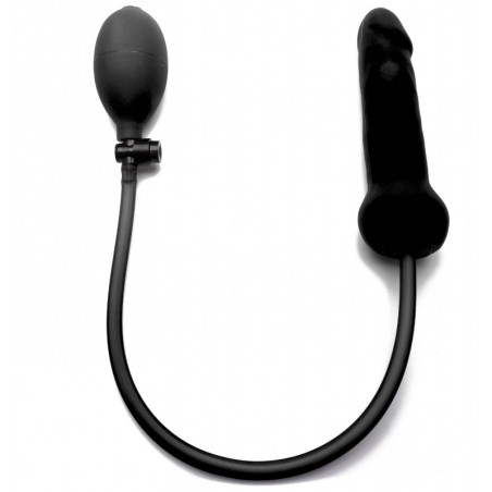 OUCH - Inflatable Silicone Dong - Black