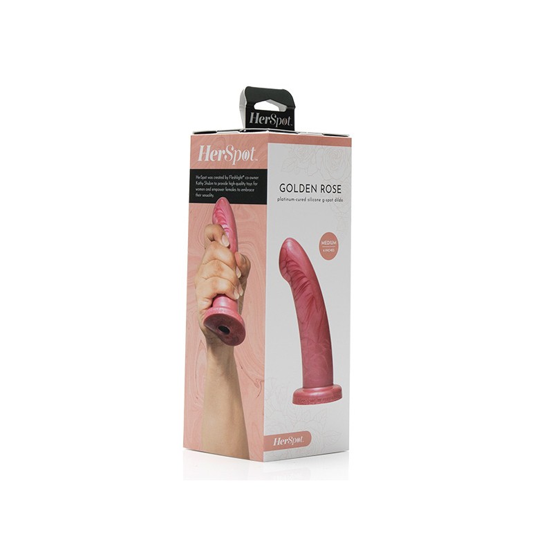 Fleshlight - Herspot Dildo Golden Rose | Medium