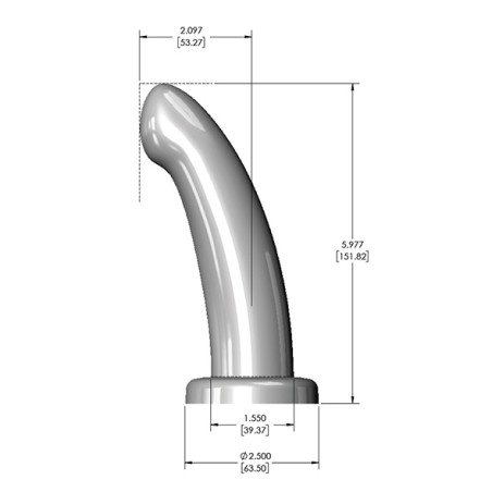 Fleshlight - Herspot Dildo Golden Rose | Medium