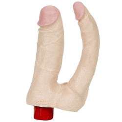 The Naturals: Vibro Double Penetrator - White