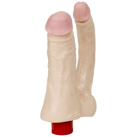 The Naturals: Vibro Double Penetrator - White