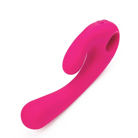 Flex Bi | Bendable Dual Stimulation Vibrator | Red Violet