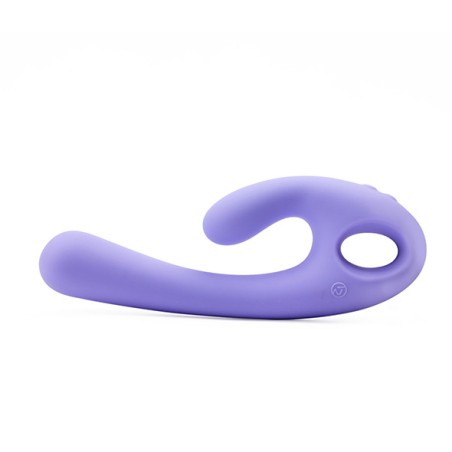 Flex Bi | Bendable Dual Stimulation Vibrator | Lavender