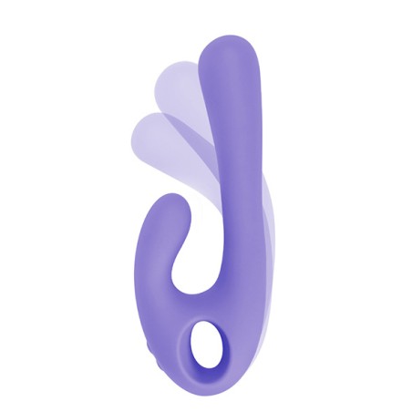 Flex Bi | Bendable Dual Stimulation Vibrator | Lavender