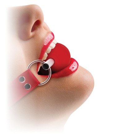 OUCH - Solid Ball Gag - Red
