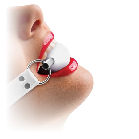 OUCH - Solid Ball Gag - White