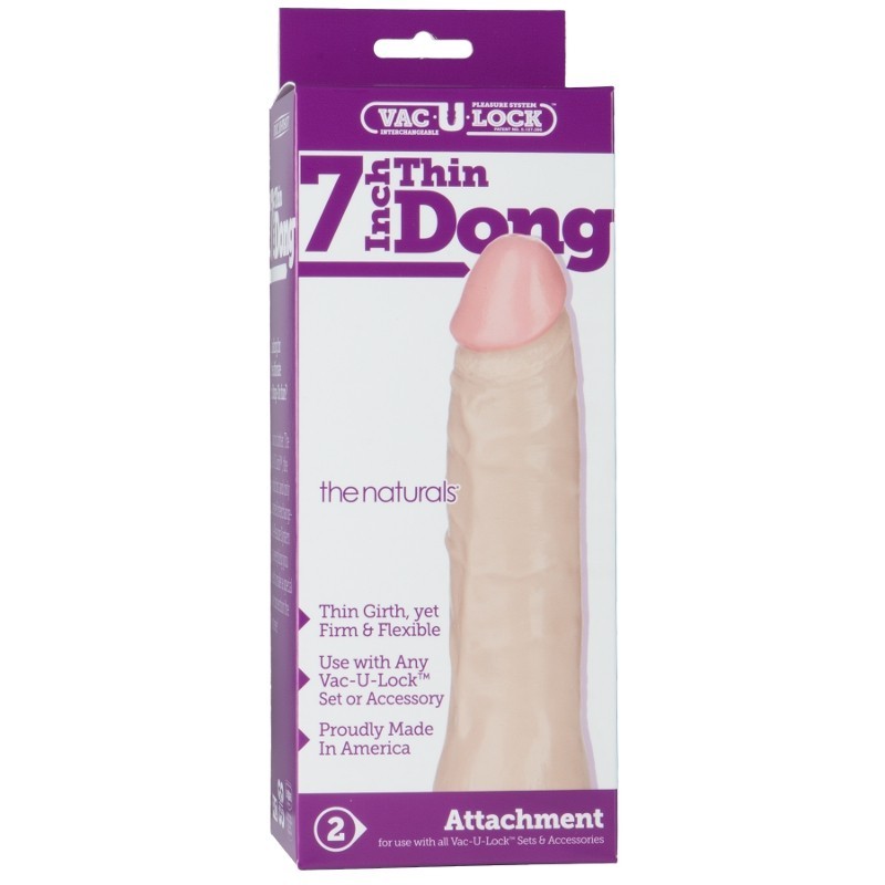 Doc Johnson: Natural Dong - Thin - 17,5cm - Skin